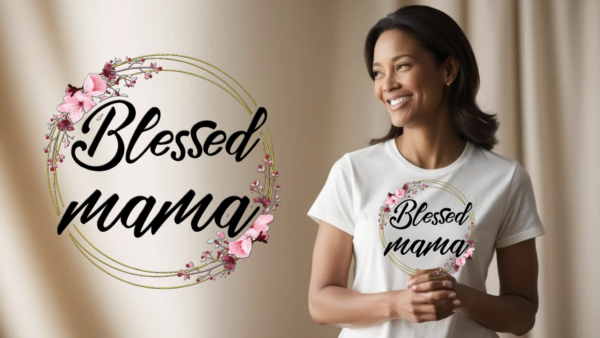 MOTHER, MOM, MOMMY, MAMA  Design on the item of your choice!  Lasting gift for any mother.  65-225 Blessed MaMa